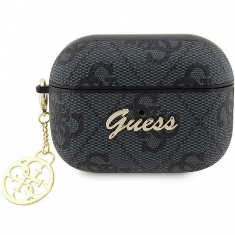 Guess Guess GUAP2G4GSMK AirPods Pro 2 cover black/black 4G Charm Collection