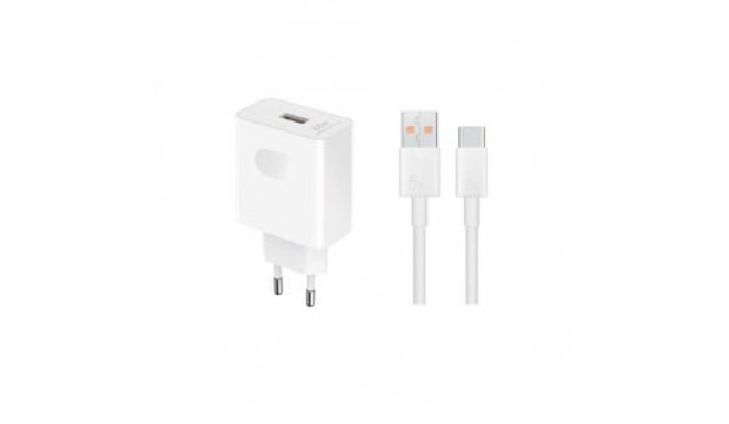 Honor - HN-110600E00 Honor Original Travel Charger 66W + USB-C Data Cable White
