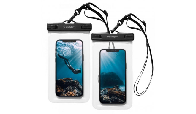 Spigen Spigen Spigen Aqua Shield A601 case waterproof IPX8 - transparent 2 pcs.
