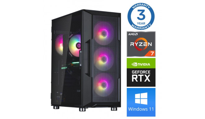 INTOP Ryzen 7 5700X 16GB 500SSD M.2 NVME+2TB RTX3050 6GB WIN11Pro