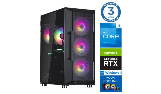 INTOP AQUA i5-13400F 16GB DDR5 500SSD M.2 NVME+2TB RTX3060 12GB WIN11