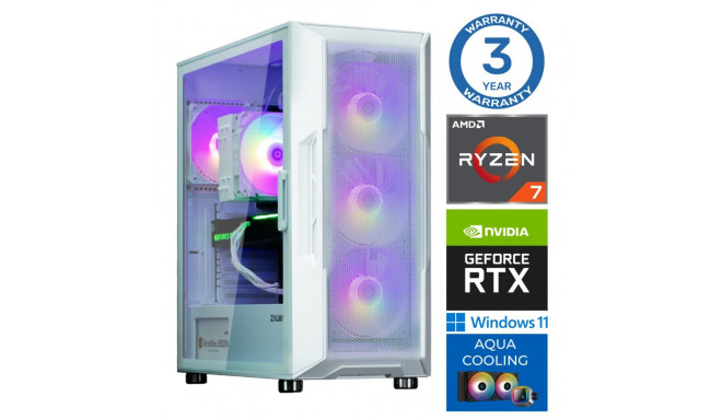 INTOP AQUA Ryzen 7 7700X 32GB DDR5 1TB SSD M.2 NVME RTX4060 8GB WIN11