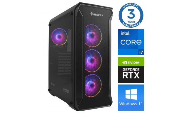 INTOP i7-12700F 32GB 1TB SSD M.2 NVME+2TB RTX4060 8GB WIN11Pro