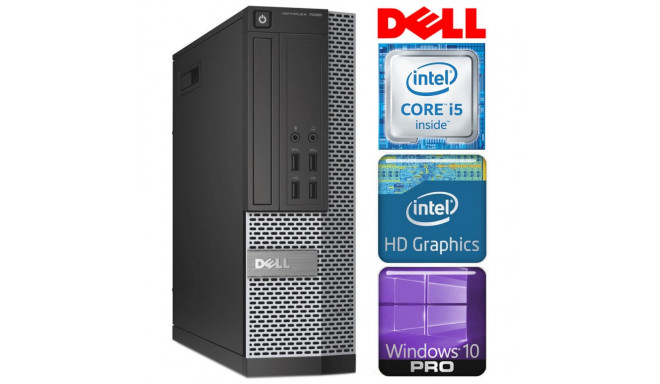 DELL 7020 SFF i5-4570 8GB 480SSD+2TB WIN10PRO/W7P
