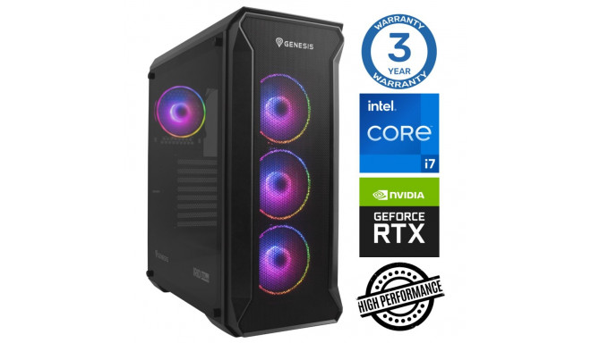 INTOP i7-12700F 16GB 500SSD M.2 NVME RTX4060Ti 8GB no-OS