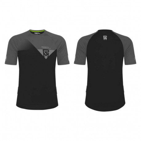 Jalgrattasärk Rock Machine Trail Jersey SS, must/hall, XXL