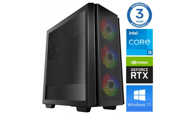 INTOP i5-12400F 16GB 500SSD M.2 NVME+2TB RTX3060 12GB WIN11