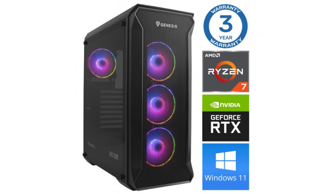 INTOP Ryzen 7 5700X 16GB 1TB SSD M.2 NVME+2TB RTX3060 12GB WIN11