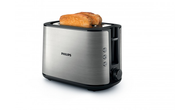 Philips Toaster HD2650/90 Viva Collection Power 950 W, Number of slots 2, Housing material Metal, St