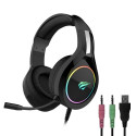 Gaming headphones Havit GAMENOTE H2232D RGB USB+3.5mm