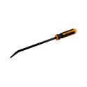 Flat Head Pry Bar with Through Blade for Hammering 450 mm