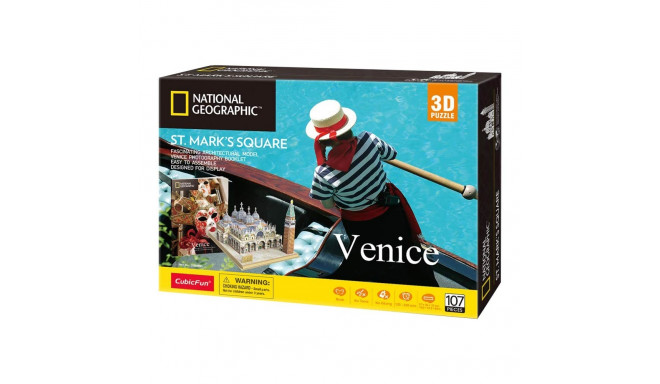 CUBICFUN 3D pusle National Geographic Püha Markuse väljak