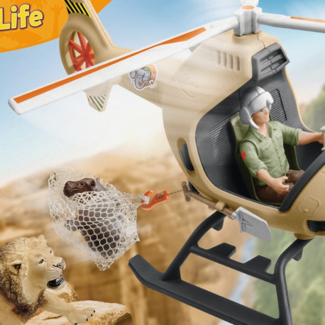 SCHLEICH WILD LIFE Animal rescue helicopter