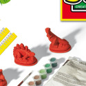 SES  Kipsi valamise komplekt Dinosaurused