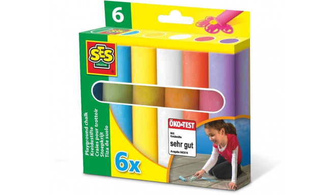 SES Playground chalks, 6 pcs