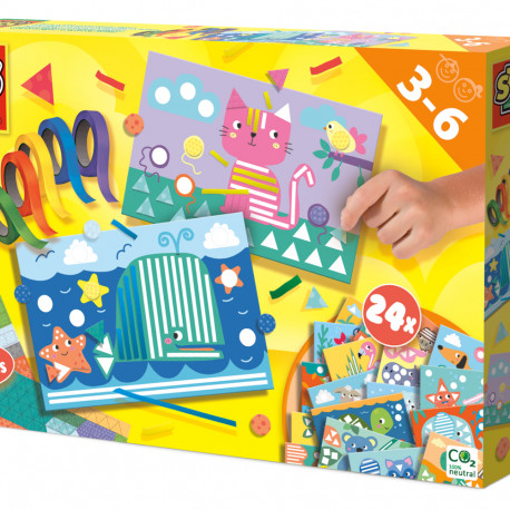 SES Creative set I learn to stick and recognize shapes