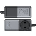 Acefast Z2 GaN 75W PD desktop charger 3x USB-C 2x USB-A - black and gray