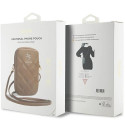 Guess Zip Quilted 4G bag - brown