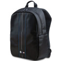 BMW Carbon & Blue Stripe backpack for a 16" laptop - black