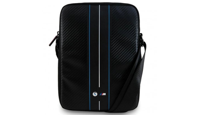 BMW Carbon & Blue Stripe bag for a 10" tablet - black