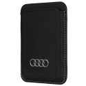 Audi Synthetic Leather magnetic wallet compatible with MagSafe - black