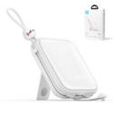 Joyroom powerbank with USB C and Lightning cables and Cutie Series stand 10000mAh 22.5W white (JR-L0
