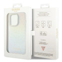 Guess IML Faceted Mirror Disco Iridescent case for iPhone 14 Pro Max - multicolored