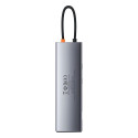 Baseus Metal Gleam 11in1 multifunctional USB Type C HUB - 3x USB 3.2 Gen 1 5Gbps / USB Type C PD 100