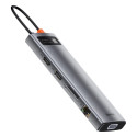 Baseus Metal Gleam 11in1 multifunctional USB Type C HUB - 3x USB 3.2 Gen 1 5Gbps / USB Type C PD 100