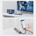 Baseus Metal Gleam 11in1 multifunctional USB Type C HUB - 3x USB 3.2 Gen 1 5Gbps / USB Type C PD 100
