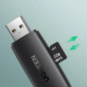 Ugreen adapter SD / micro SD card reader (USB-A / USB-C) black (CM304)