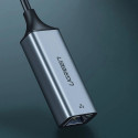 Ugreen external network adapter RJ45 - USB Type C (1000 Mbps / 1 Gbps) Gigabit Ethernet gray (CM199)