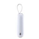 Joyroom mini powerbank 10000mAh Colorful Series 22.5W with 2 built-in USB C and Lightning cables whi