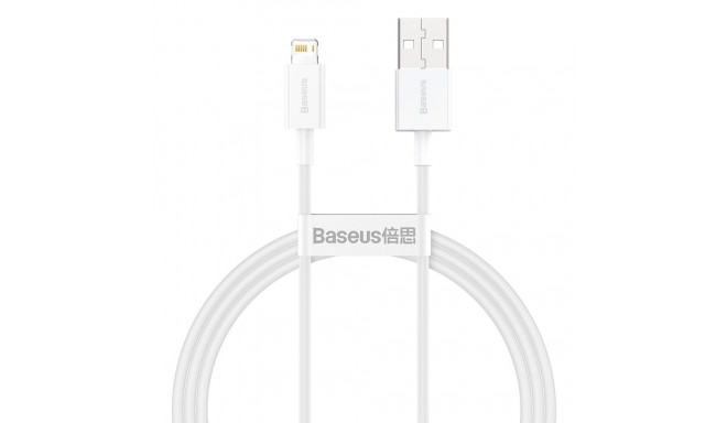Baseus Superior USB - Lightning cable 2.4A 1 m White (CALYS-A02)