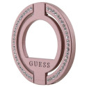 Guess MagSafe Ring stand GUMRSALDGP pink/pink Rhinestone