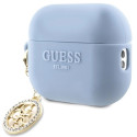 Guess GUAP23DSLGHDB AirPods Pro 2 cover blue/blue 3D Rubber 4G Diamond Charm