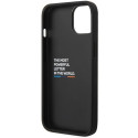 Case BMW BMHCP13M22NBCK iPhone 13 6.1" black/black Leather Carbon