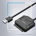 Ugreen adapter cable for 2.5'' / 3.5'' drive (USB-A 3.0 - SATA) black (CR108)