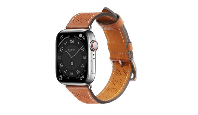 Strap Leather leather strap Apple Watch SE, 9, 8, 7, 6, 5, 4, 3, 2, 1 (41, 40, 38 mm) band bracelet 