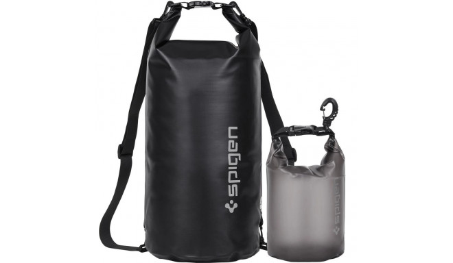 Spigen Aqua Shield A630 Waterproof 20L Bag + 2L Bag - Black