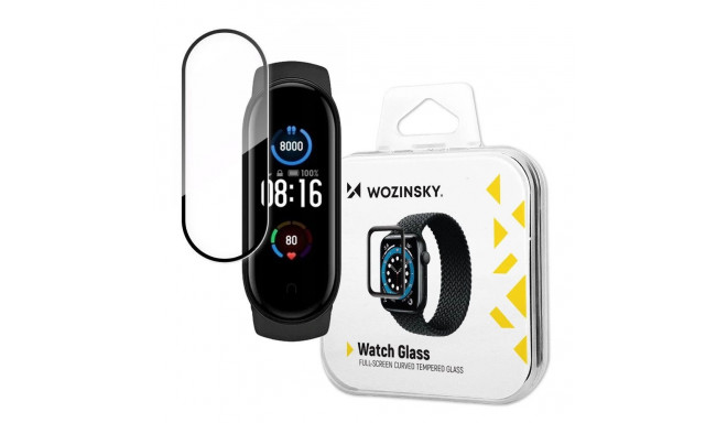 Wozinsky Watch Glass hybrid glass for Xiaomi Mi Band 5 black