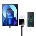 Baseus Qpow power bank 10000mAh built-in USB Type-C cable 22.5W Quick Charge SCP AFC FCP white (PPQD