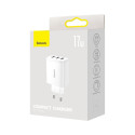 Baseus Compact charger 3x USB 17W white (CCXJ020102)