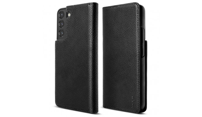Ringke Folio Signature Flip Leather Case for Samsung Galaxy S22 + (S22 Plus) Black (FSS118R262)