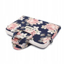 Canvaslife Briefcase bag for a 15-16" laptop - navy blue and pink