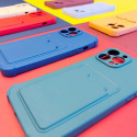 Card Armor Case Pouch Cover for Xiaomi Redmi 10X 4G / Xiaomi Redmi Note 9 Card Wallet Silicone Armor