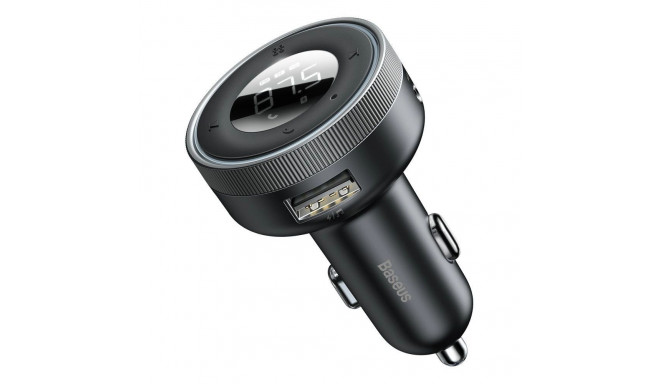 Baseus Enjoy FM transmitter car charger LED 2x USB / 3.5mm jack wireless MP3 player Bluetooth 5.0 3.