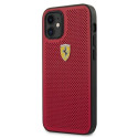 Ferrari FESPEHCP12SRE iPhone 12 mini 5.4" red/red hardcase On Track Perforated