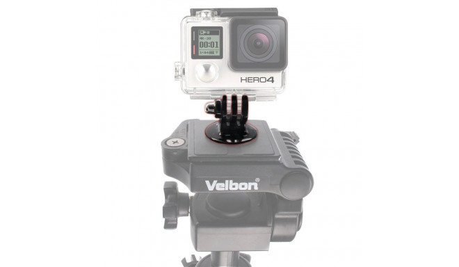 Sports Camera Mount with GoPro Tripod Mount - Black