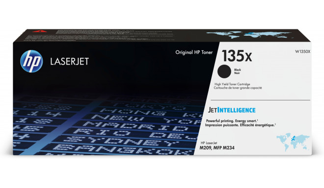 HP 135X laservärikasett must